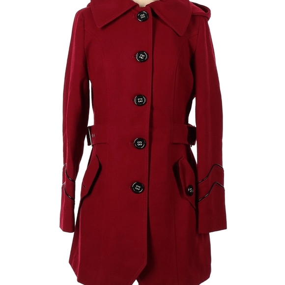 Miss Sixty Jackets & Blazers - Miss Sixty Red wool coat